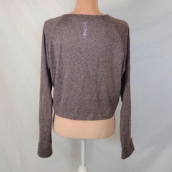 Tag Purple Inspire Long Sleeve Athletic Top with Thumb Holes Large NWOT - Picture 10 of 15